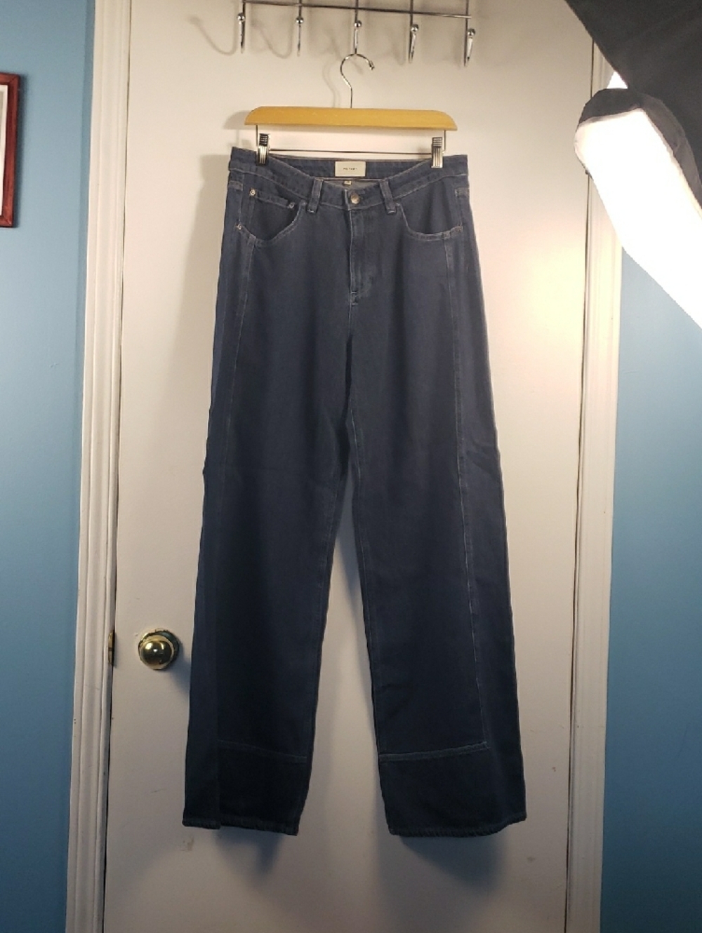 DL1961 Alex Baggy Wide Leg Low Rise 32” JeansSize 27 - Picture 3 of 10